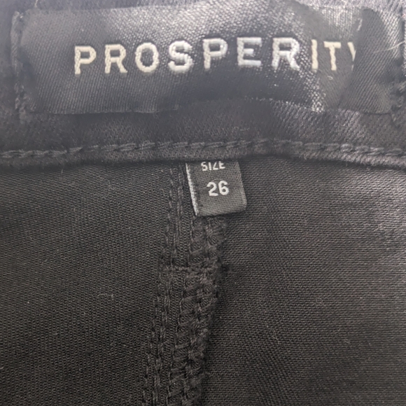 Prosperity Black Denim Tie Waist Paper Bag Skinny Jeans - Picture 8 of 12
